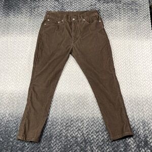 Levi's‎ 511 Corduroy Brown Pants Men 34x27 (tag 36x32) *Shrunk to size as listed